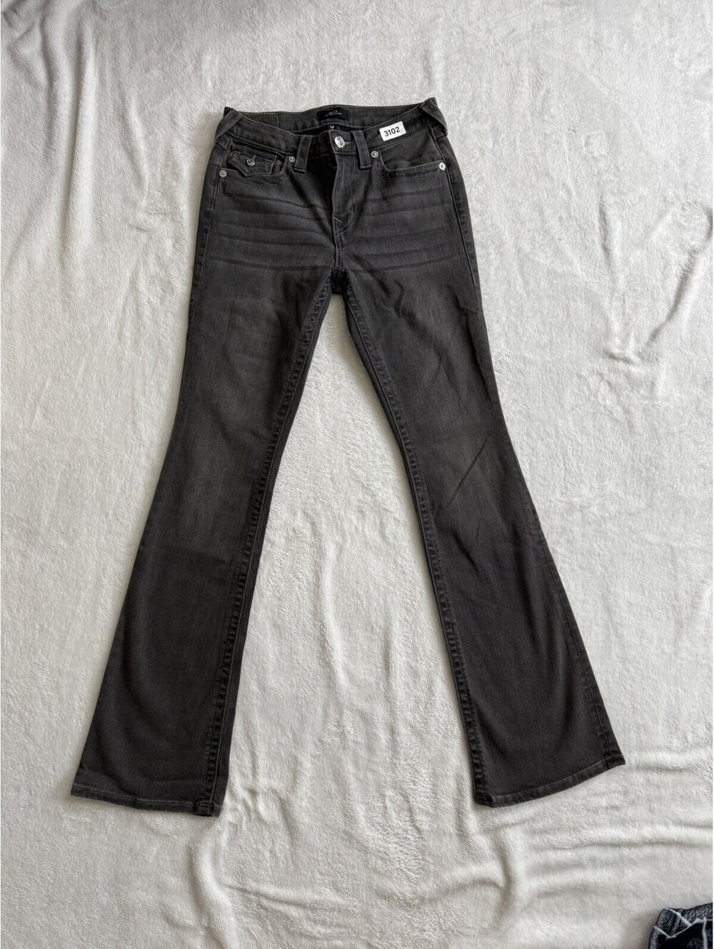 True Religion Becca Mid Rise Bootcut Woman’s Sz 27Black